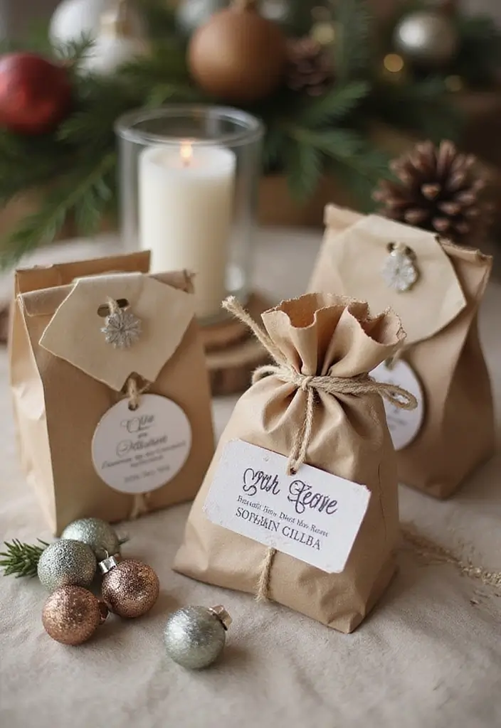 30 Winter Wedding Ideas That Feel Magical and Cozy - 8. Personalized Wedding Favors