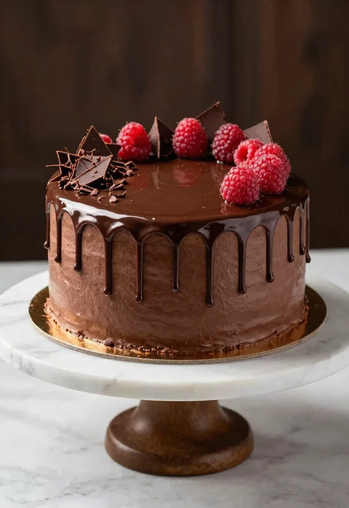 10 50th Anniversary Cake Ideas That Feel Meaningful and Elegant - 4. Chocolate Ganache Drip Cake 1