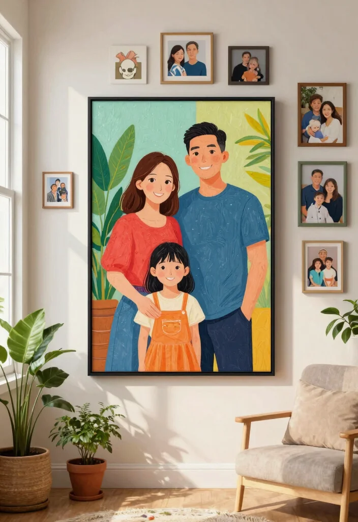 10 50th Anniversary Gift Ideas That Feel Personal and Timeless - 2. Personalized Family Portrait 1