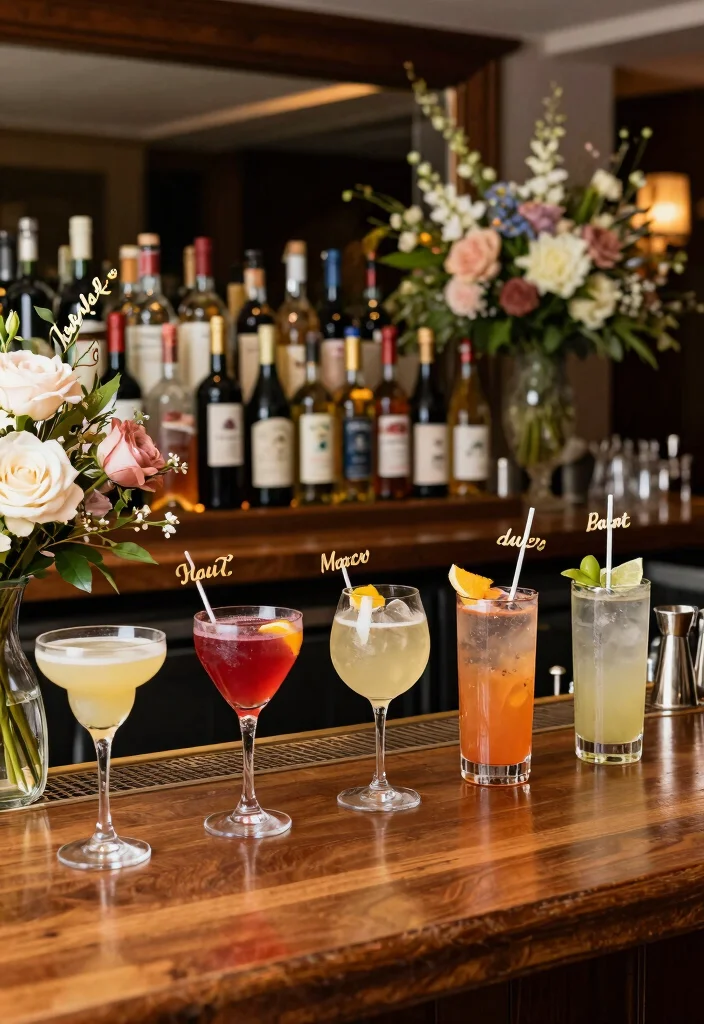 10 50th Anniversary Party Ideas That Celebrate Love and Legacy - 4. Toasting to Love: Signature Cocktails and Wine Pairings 1