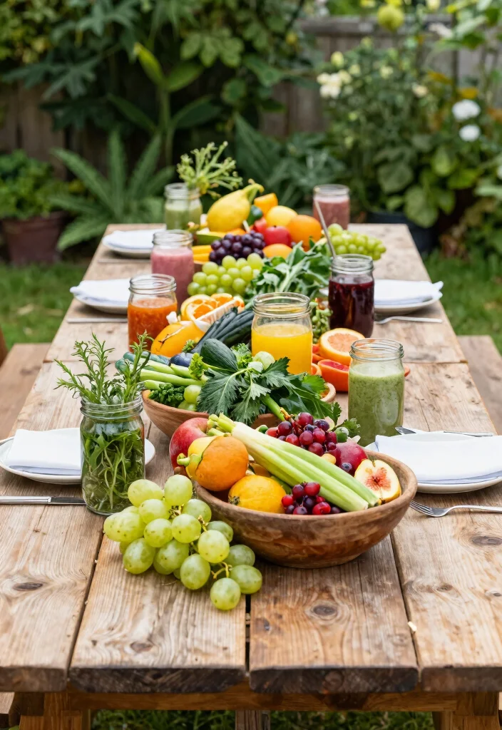 10 Brunch Bridal Shower Ideas for a Relaxed Daytime Party - 1. Organic Garden Brunch 1