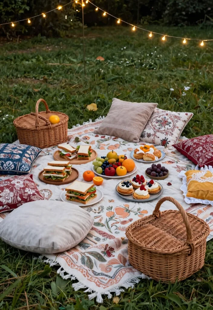 10 Brunch Bridal Shower Ideas for a Relaxed Daytime Party - 3. Vintage Picnic Vibes 1
