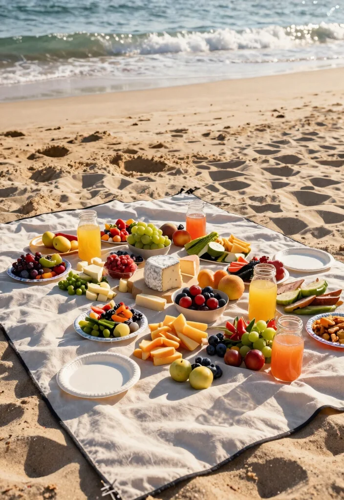 10 Eco-Friendly Bachelorette Beach Party Ideas for a Laid Back Weekend - 1. Sustainable Beach Picnics 1
