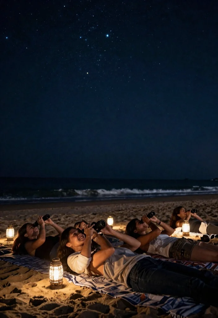10 Eco-Friendly Bachelorette Beach Party Ideas for a Laid Back Weekend - 10. Evening Stargazing 1
