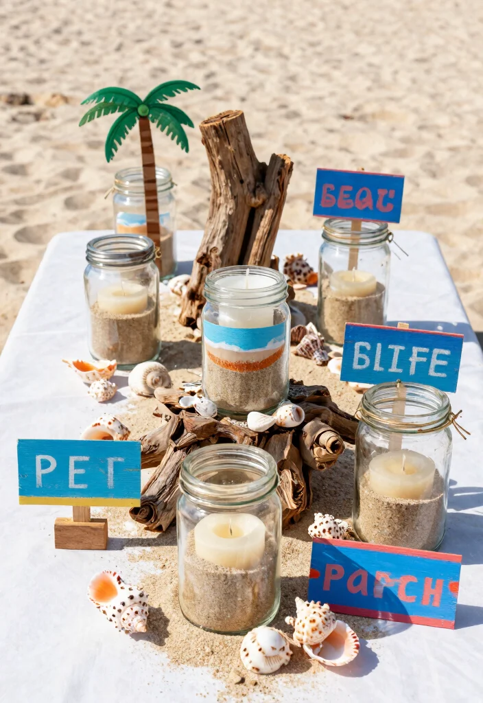 10 Eco-Friendly Bachelorette Beach Party Ideas for a Laid Back Weekend - 4. DIY Beach-Theme Decorations 1