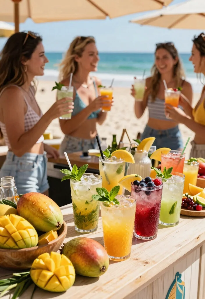 10 Eco-Friendly Bachelorette Beach Party Ideas for a Laid Back Weekend - 9. Nature-Inspired Cocktails 1