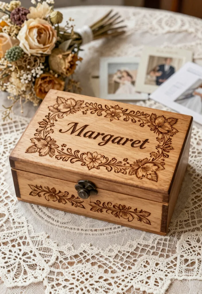 10 Mother of the Bride Gift Ideas She Will Truly Appreciate 23 10 Mother of the Bride Gift Ideas She Will Truly Appreciate - 3. Engraved Keepsake Box 1