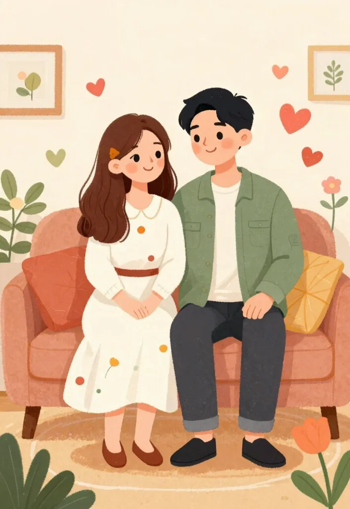 10 Sister Wedding Gift Ideas That Feel Personal and Heartfelt - 3. Custom Illustration of the Couple 1