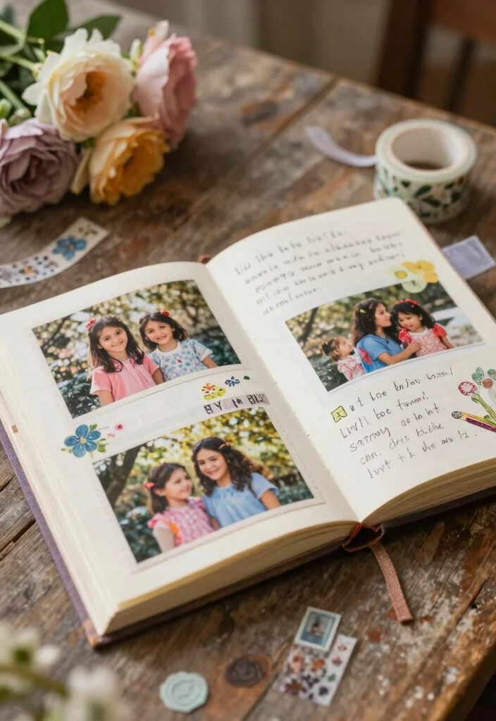 10 Sister Wedding Gift Ideas That Feel Personal and Heartfelt - 4. Memory Book of Sisterly Moments 1