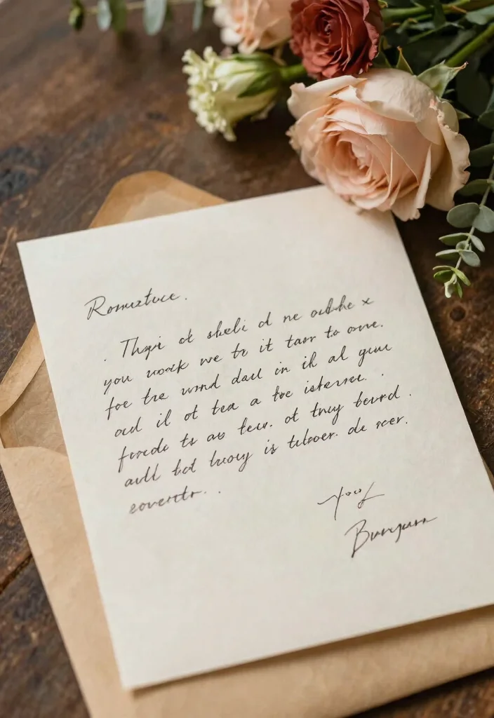 10 Sister Wedding Gift Ideas That Feel Personal and Heartfelt - 6. Handwritten Letter with a Personal Touch 1