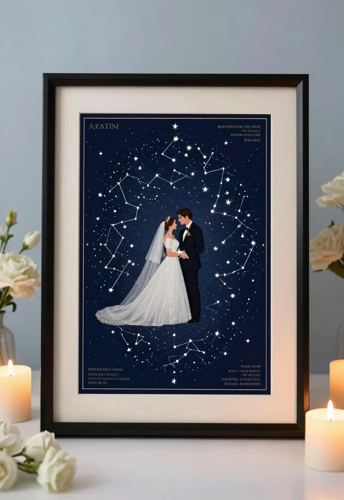 10 Sister Wedding Gift Ideas That Feel Personal and Heartfelt - 8. Couples’ Star Map 1