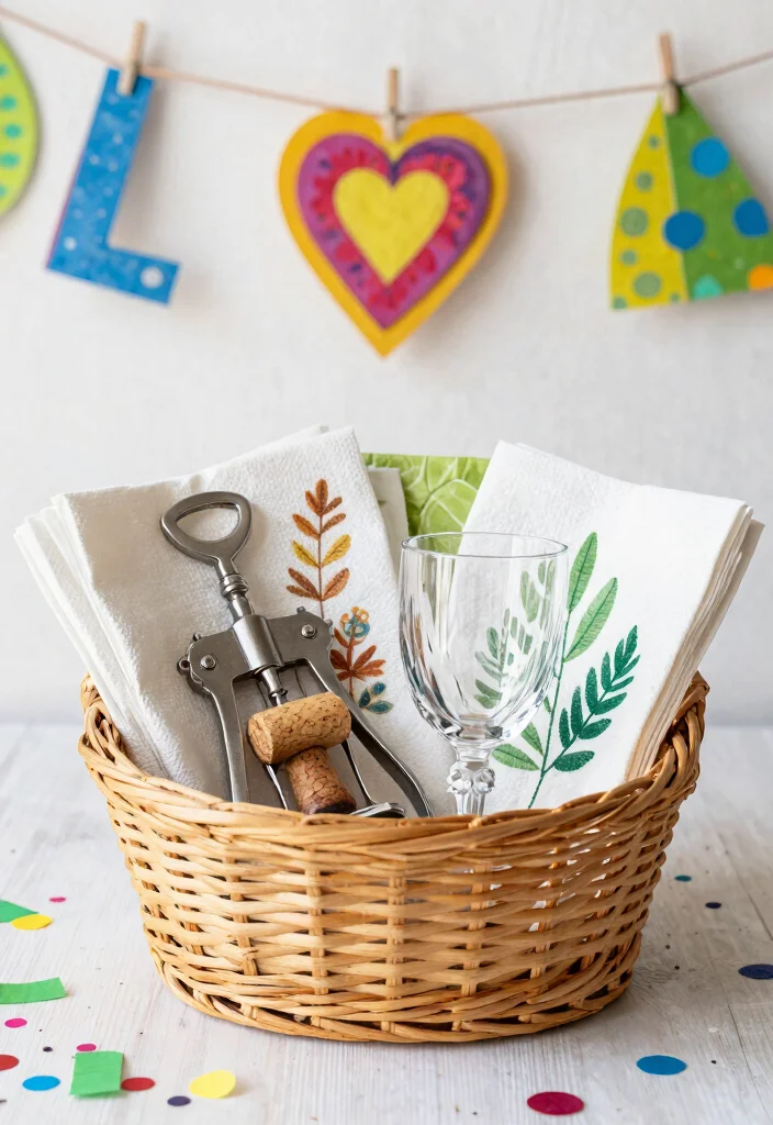 10 Wedding Basket Gift Ideas That Look Beautiful and Thoughtful - 10. Eco-Conscious Celebrations Basket 1