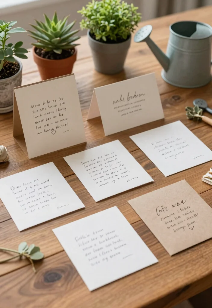 10 Wedding Shower Hostess Gift Ideas to Say Thank You Gracefully - 10. Personalized Seed Paper Cards 1