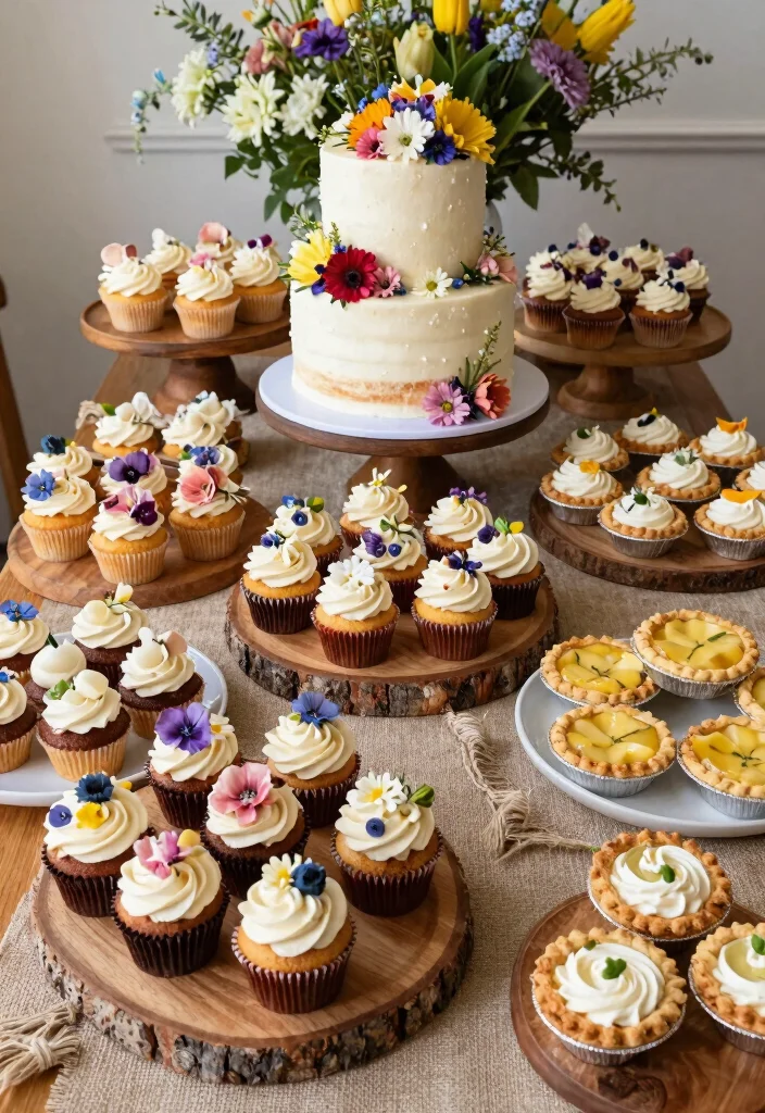 10 Western Bridal Shower Ideas with Rustic Charm - 8. Sweet Treats Table 1