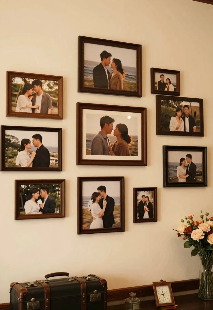 12 Anniversary Party Ideas That Feel Personal and Meaningful 1 12 Anniversary Party Ideas That Feel Personal and Meaningful - 1. Memory Lane Photo Gallery 1