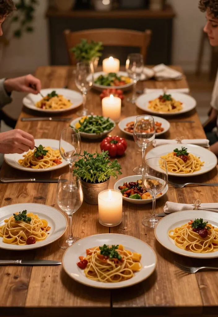 12 Anniversary Party Ideas That Feel Personal and Meaningful 12 12 Anniversary Party Ideas That Feel Personal and Meaningful - 2. A Personalized Themed Dinner 1