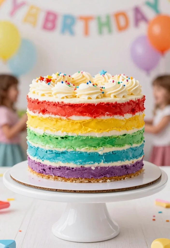 12 Birthday Cake Ideas That Look Amazing and Are Easy to Customize 1. Rainbow Layer Cake 0