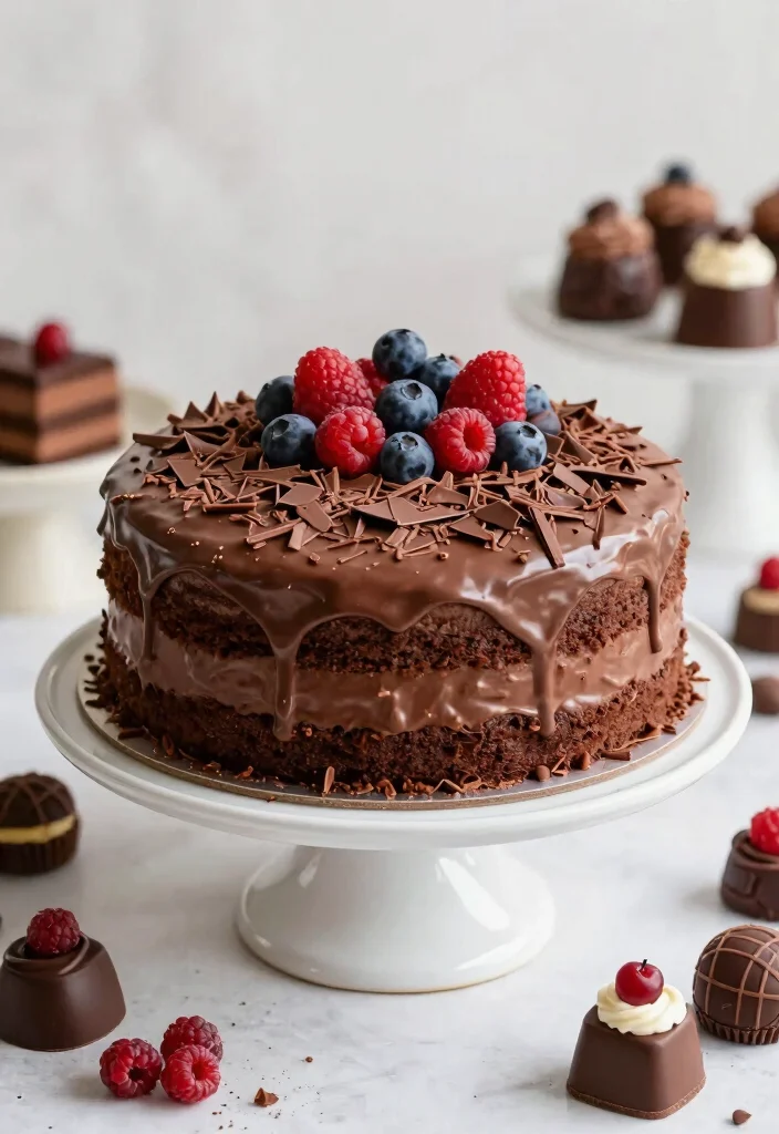 12 Birthday Cake Ideas That Look Amazing and Are Easy to Customize 12. Chocolate Fudge Cake 0