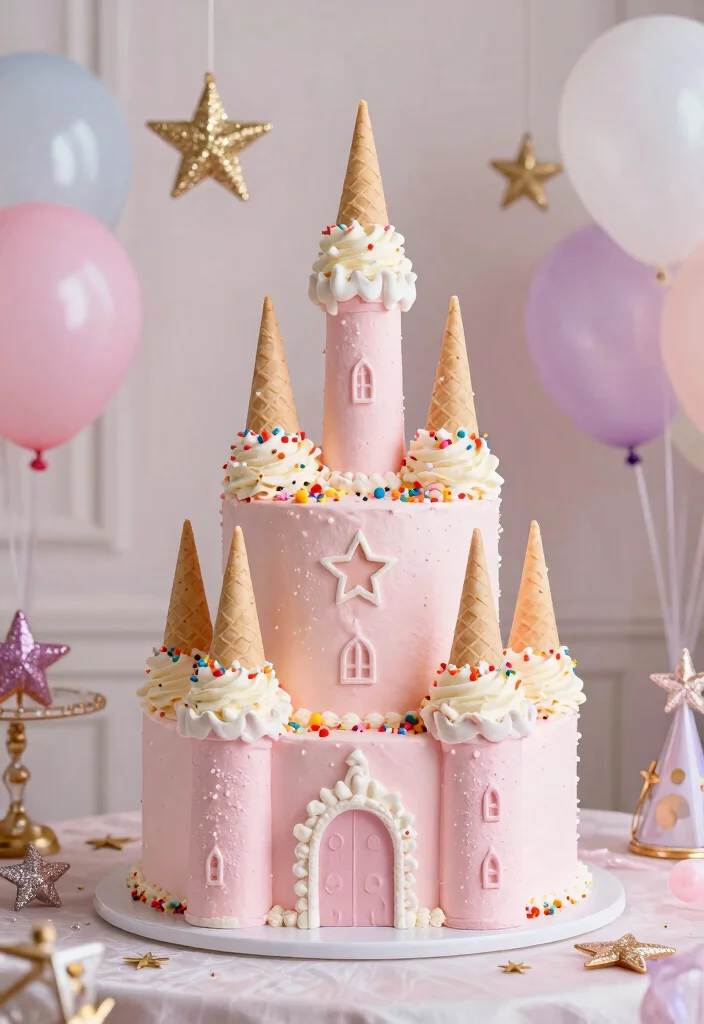 12 Birthday Cake Ideas That Look Amazing and Are Easy to Customize 3. Princess Castle Cake 0