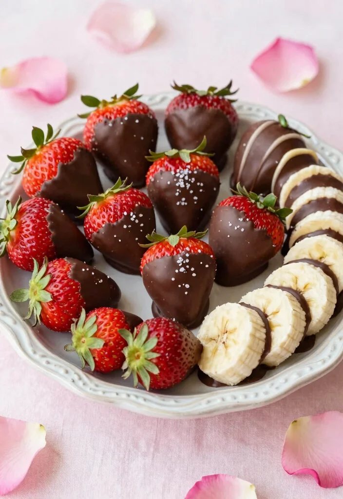 12 Bridal Shower Food Ideas That Are Easy, Crowd-Pleasing, and Pretty - 11. Chocolate-Dipped Fruit 1