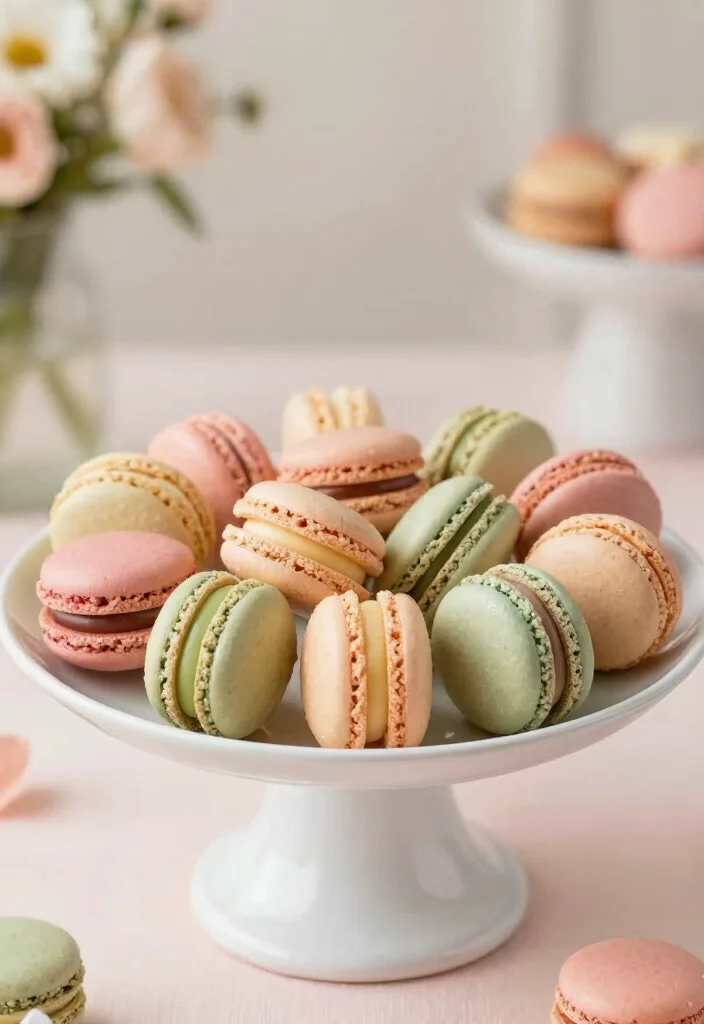 12 Bridal Shower Food Ideas That Are Easy, Crowd-Pleasing, and Pretty - 12. Vegan Macarons 1