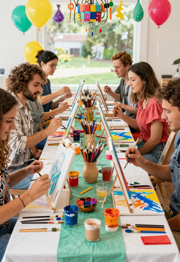 12 Bridal Shower Theme Ideas That Are Easy to Plan and Decorate - 7. Artful Affair 1