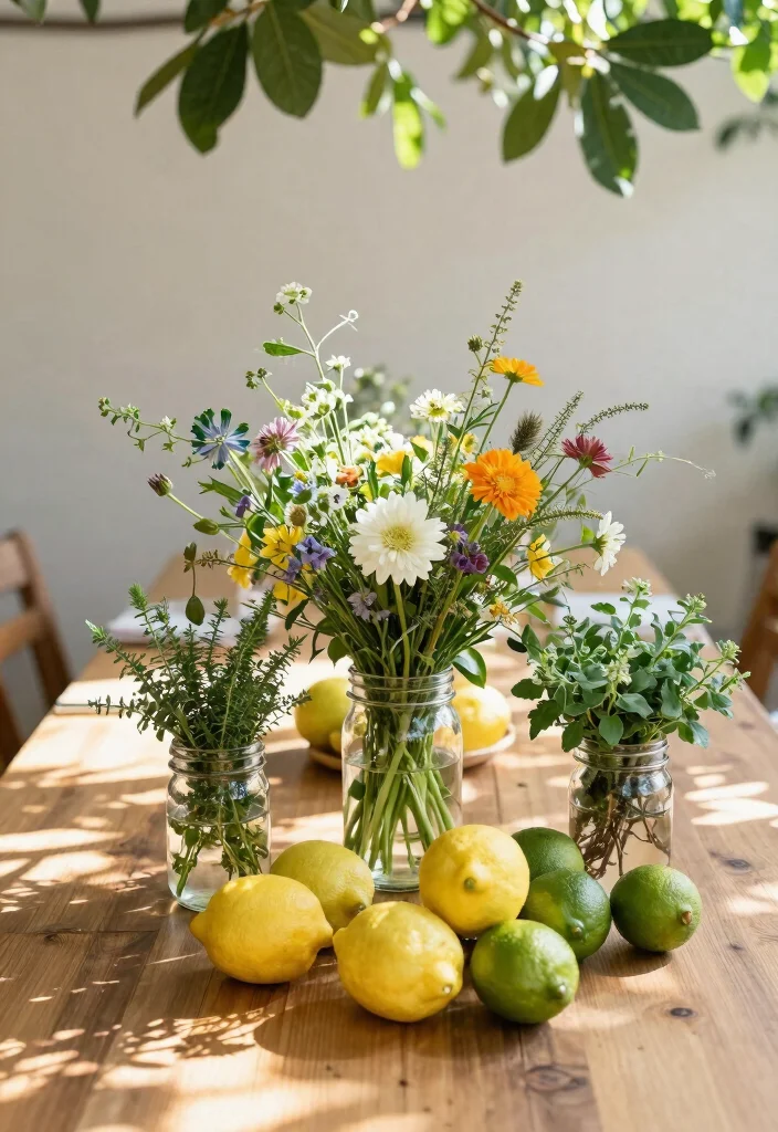 12 Eco-Friendly Bride To Be Decoration Ideas for an Intimate Celebration - 2. Natural Centerpieces 1