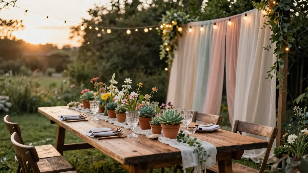 12 Eco-Friendly Bride To Be Decoration Ideas for an Intimate Celebration