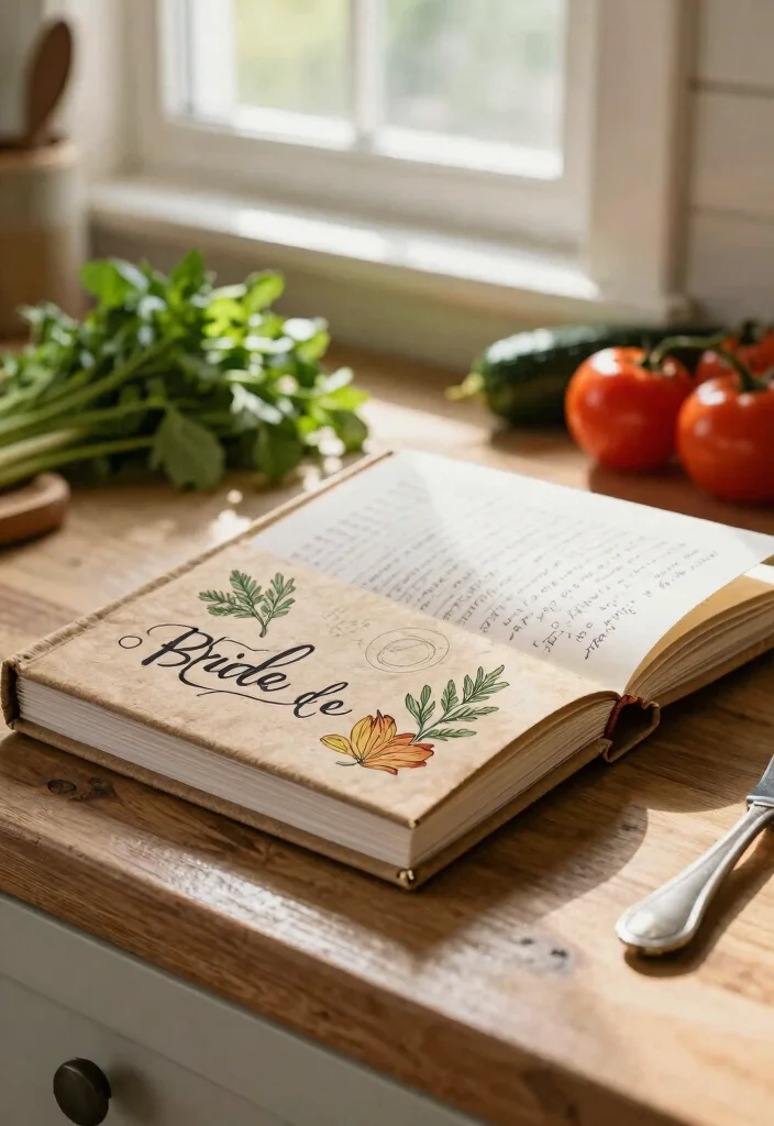 12 Eco Friendly Bride To Be Gift Ideas Perfect for Showers and Parties 11. Handcrafted Recipe Book with Family Recipes 0