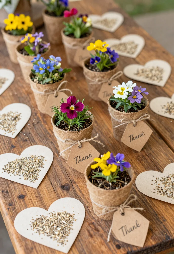 12 Eco Friendly Bride To Be Gift Ideas Perfect for Showers and Parties 4. Plantable Wedding Favors 0