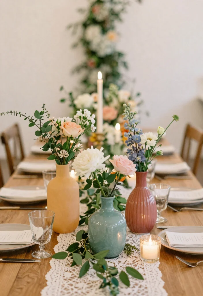 12 Engagement Party Decoration Ideas That Are Easy to Set Up - 1. Floral Centerpieces 1