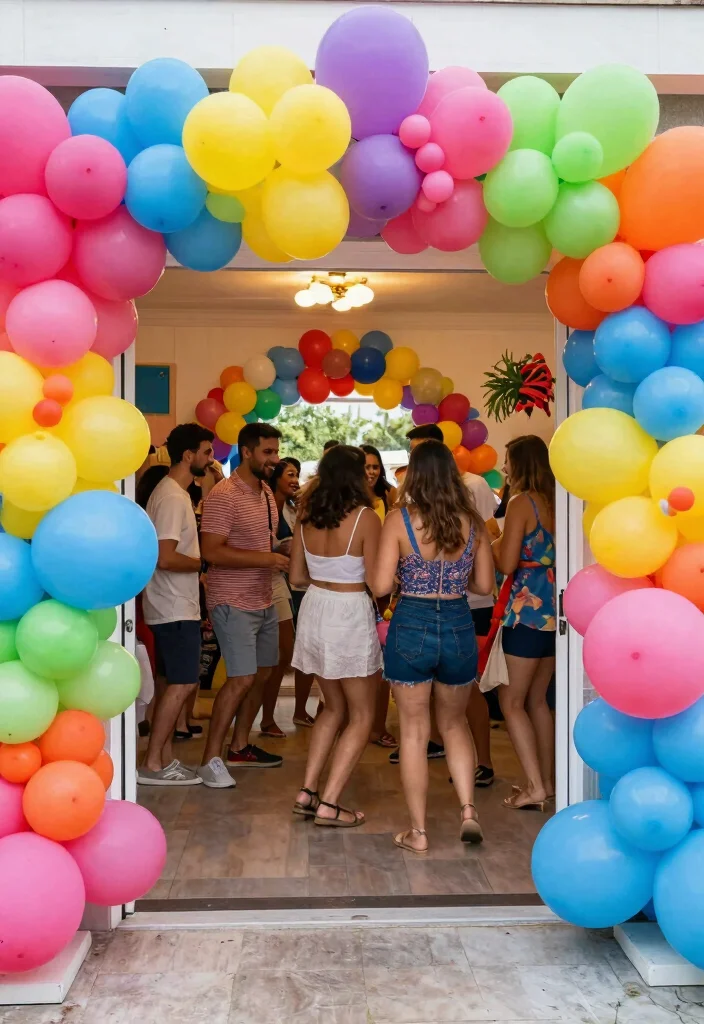 12 Engagement Party Decoration Ideas That Are Easy to Set Up - 5. Balloon Arrangements 1