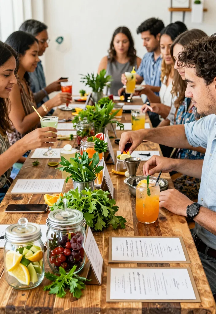 12 Engagement Party Ideas for a Stylish and Memorable Celebration 67 12 Engagement Party Ideas for a Stylish and Memorable Celebration - 7. Themed Cocktail Station 1