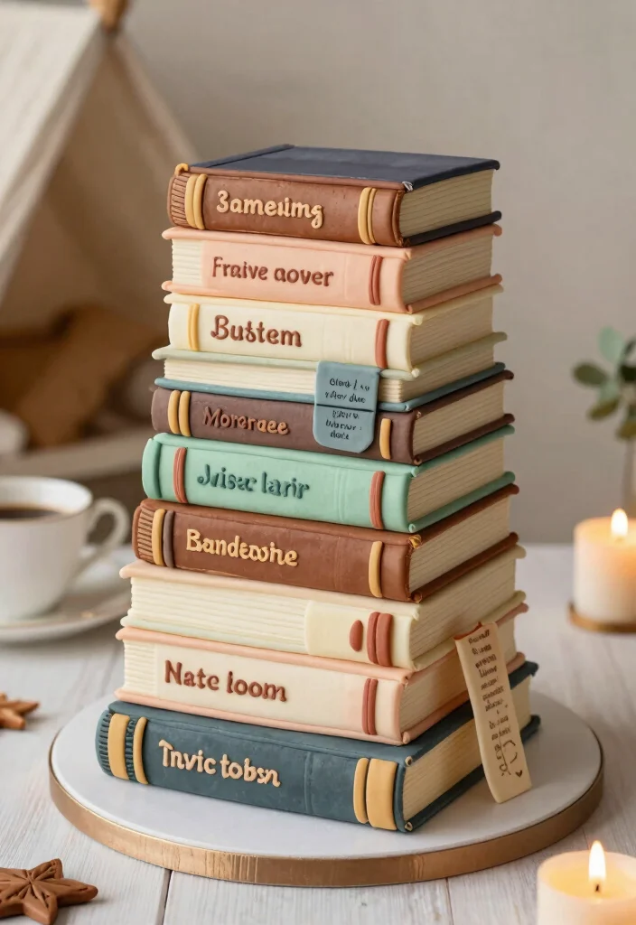 12 Groom Cake Ideas That Show Personality Without Overdoing It - 10. The Bookworm’s Cake 1