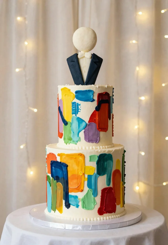 12 Groom Cake Ideas That Show Personality Without Overdoing It - 12. The Artistic Creation 1