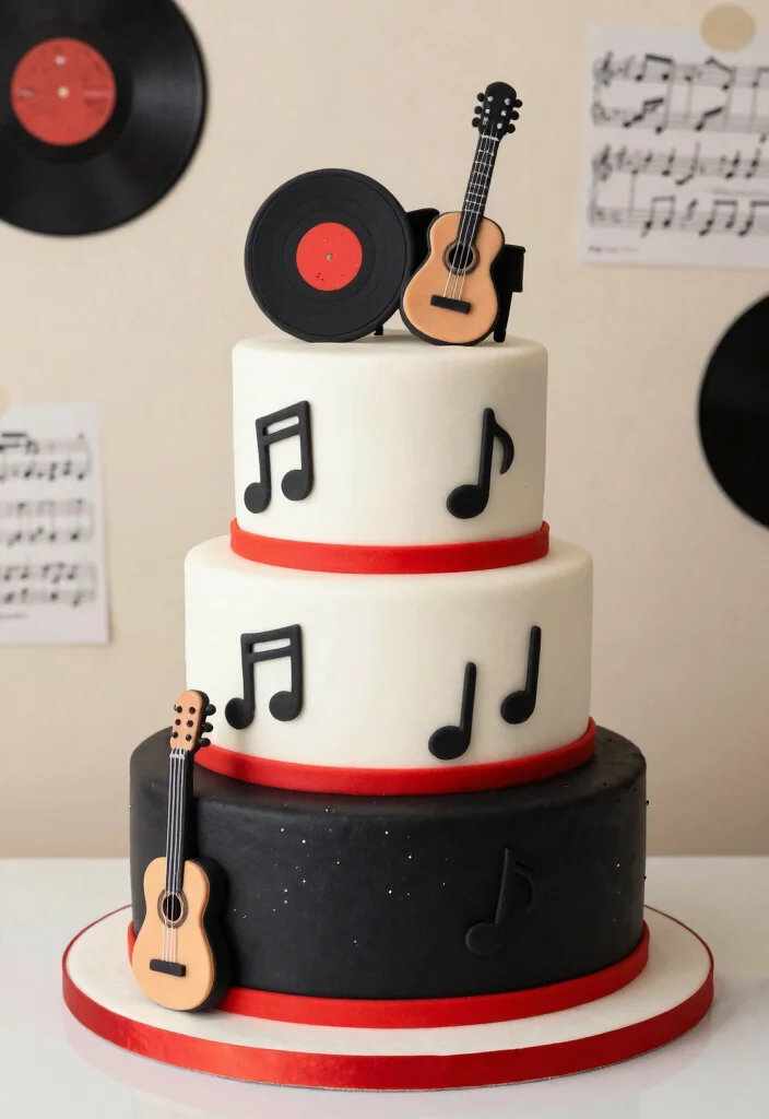 12 Groom Cake Ideas That Show Personality Without Overdoing It - 5. The Music Lover’s Cake 1