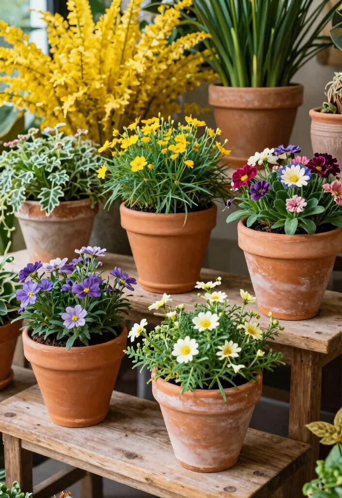 12 Haldi Decoration Ideas Using Simple Colors and Traditional Touches - 3. Clay Pot Centerpieces 1