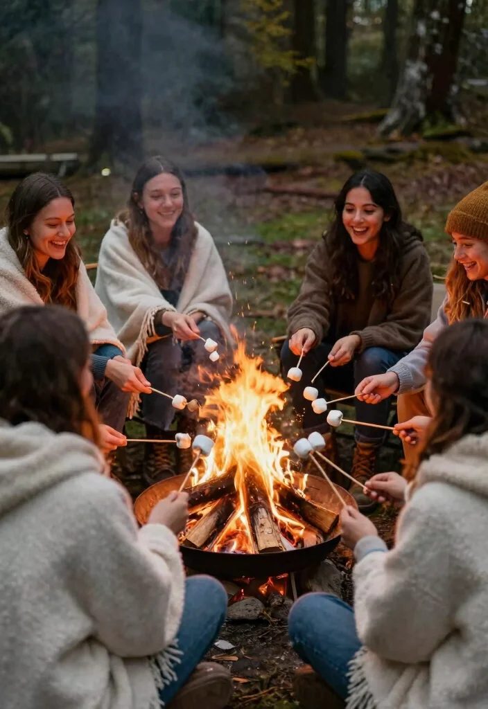 12 Hens Party Ideas That Are Fun Classy and Easy to Plan - 12. Campfire Cooking Night 1