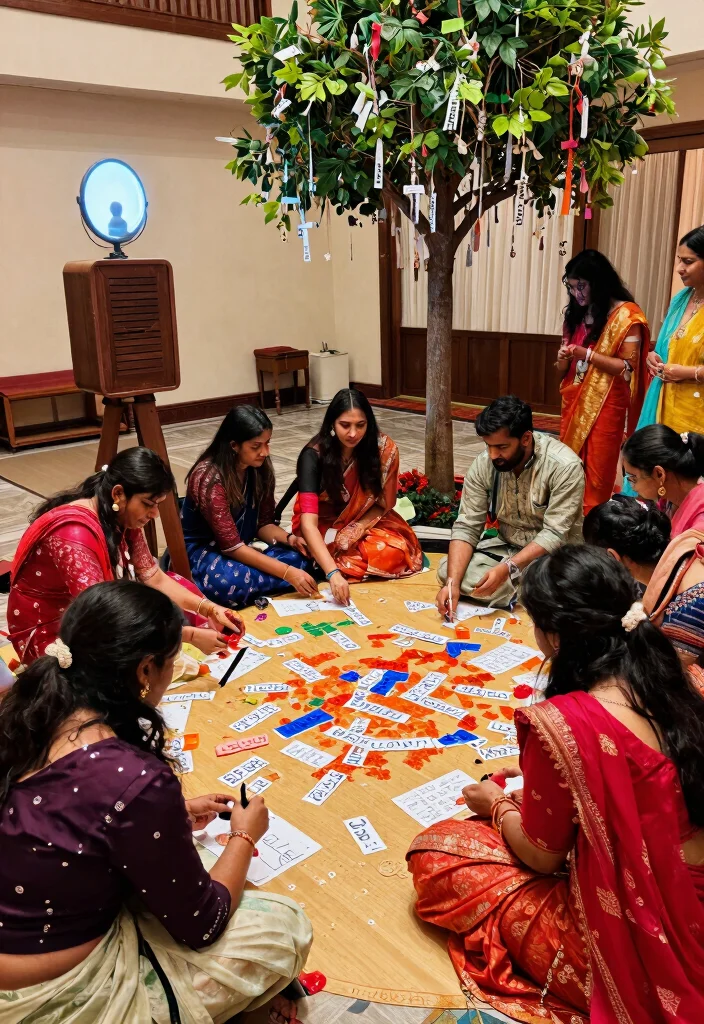 12 Mandap Decoration Ideas That Balance Tradition and Style - 11. Interactive Mandap Setup 1