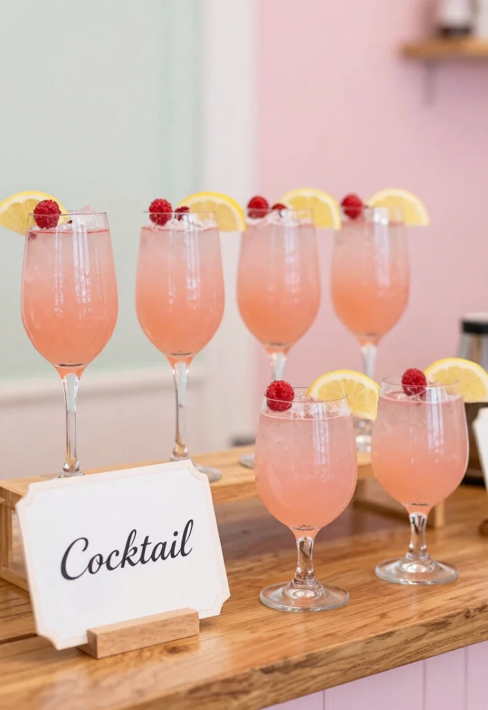12 Pink Bridal Shower Ideas That Feel Chic Not Overdone - 4. Signature Pink Cocktails 1