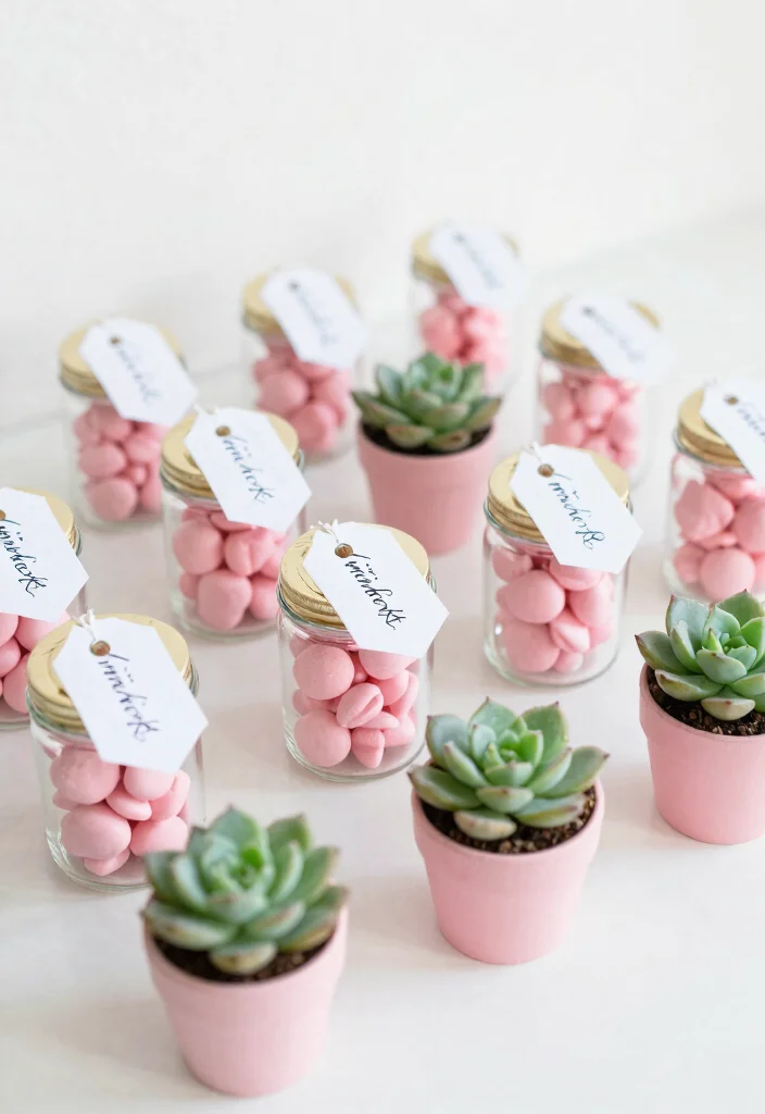 12 Pink Bridal Shower Ideas That Feel Chic Not Overdone - 8. Simple Party Favors 1