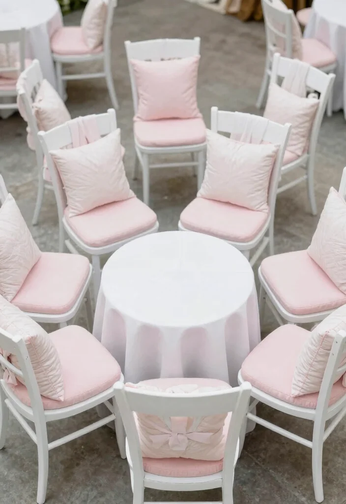 12 Pink Bridal Shower Ideas That Feel Chic Not Overdone - 9. Chic Seating Arrangements 1