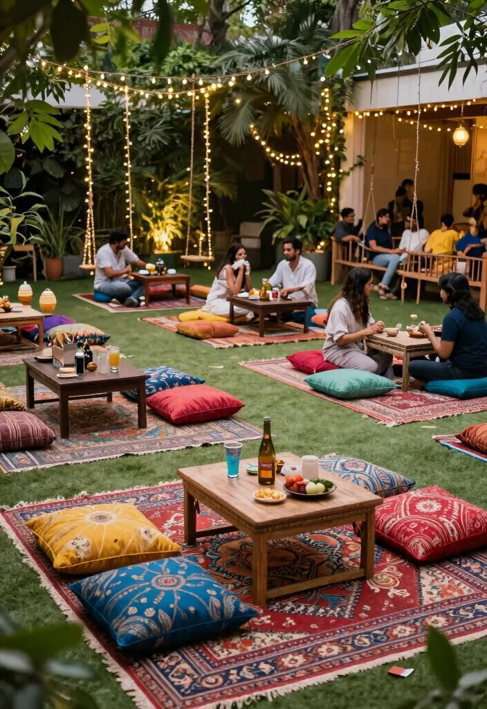 12 Sangeet Decoration Ideas That Create a Fun Festive Vibe - 6. Whimsical Seating Arrangements 1