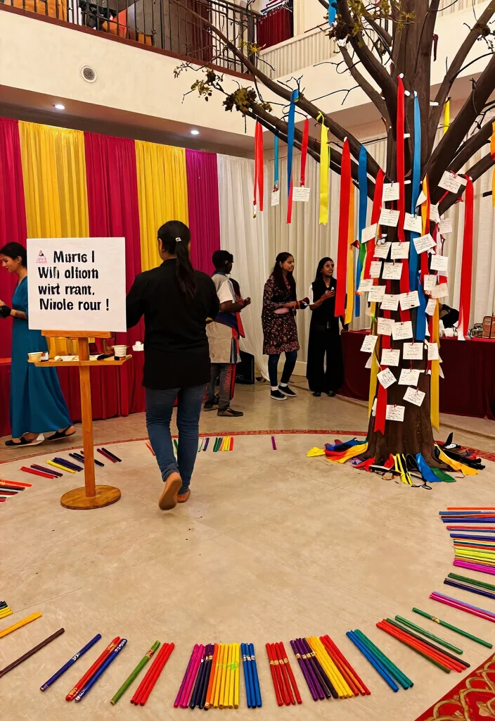 12 Sangeet Decoration Ideas That Create a Fun Festive Vibe - 8. Interactive Decor Elements 1