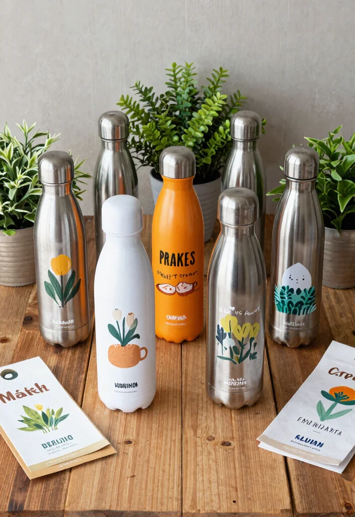 12 Wedding Anniversary Gift Ideas for Every Milestone - 9. Personalized Reusable Water Bottles 1