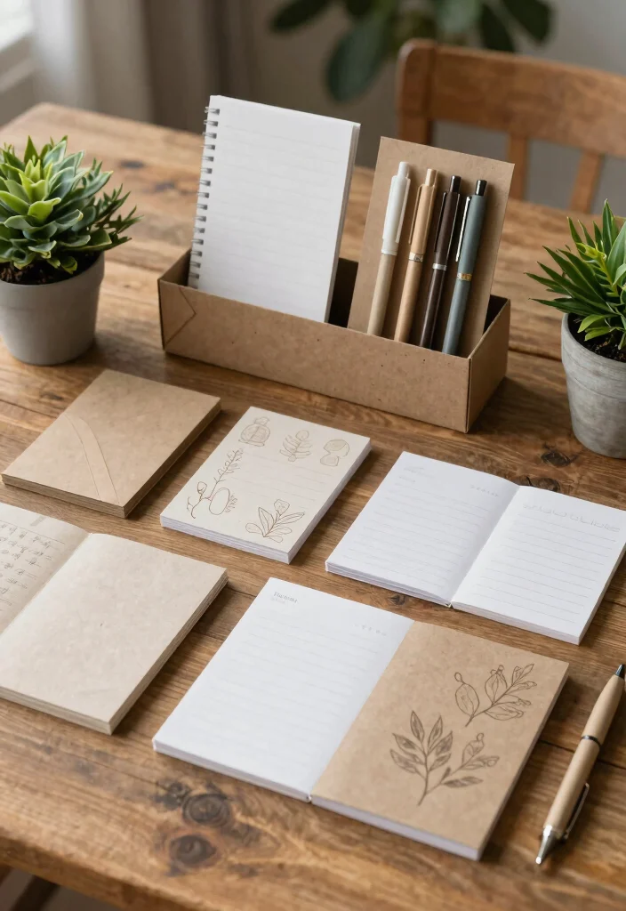 12 Wedding Guest Gift Ideas That Feel Thoughtful Not Wasteful - 7. Sustainable Stationery Sets 1