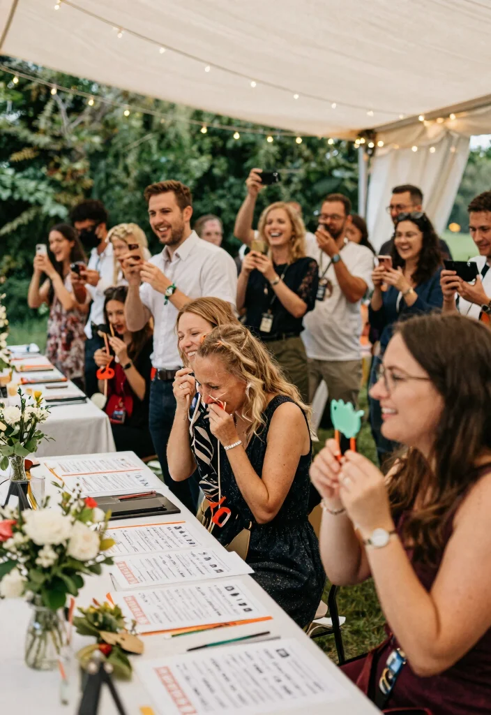 12 Wedding Party Game Ideas to Keep Guests Entertained - 3. Photo Scavenger Hunt: Capture the Moments 1