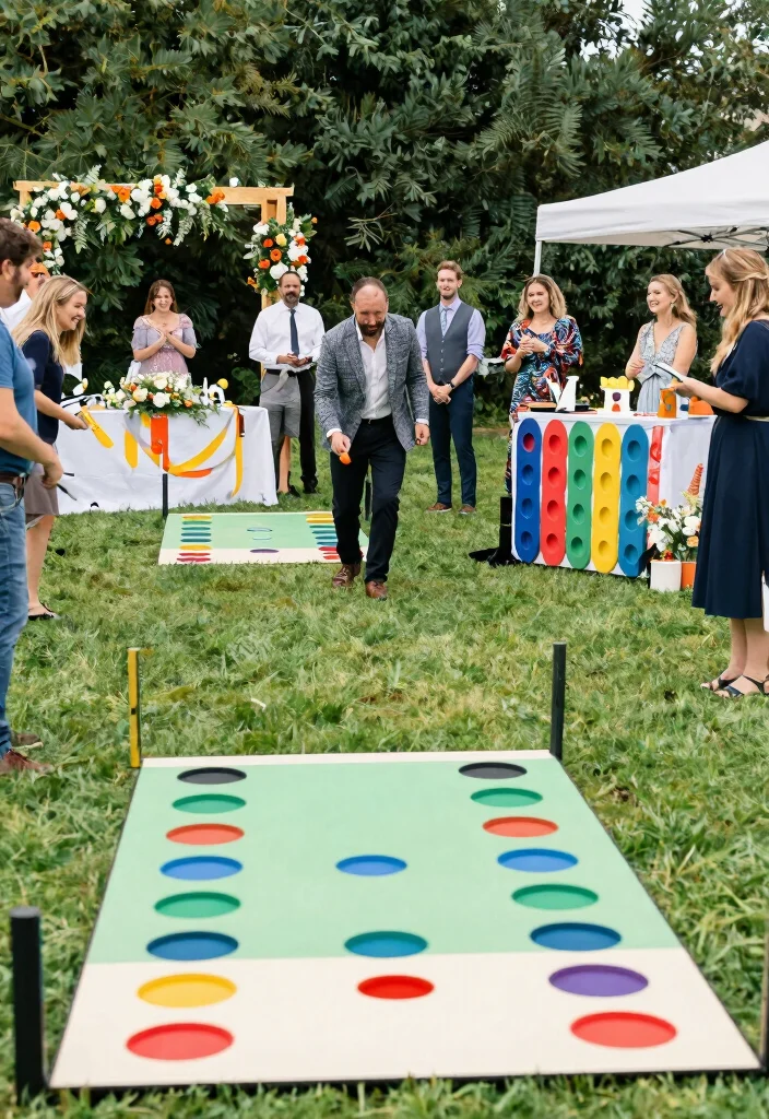 12 Wedding Party Game Ideas to Keep Guests Entertained - 4. Lawn Games Extravaganza: Variety is Key 1