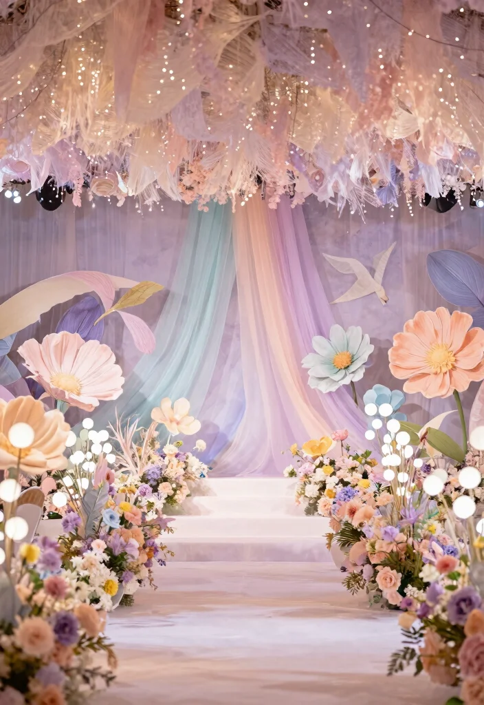 12 Wedding Stage Decoration Ideas for Modern and Classic Ceremonies - 6. Whimsical Fairy Tale 1
