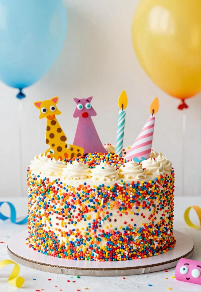 12 Women Birthday Cake Ideas That Are Elegant, Trendy, and Timeless - 9. Funfetti Surprise Cake 1